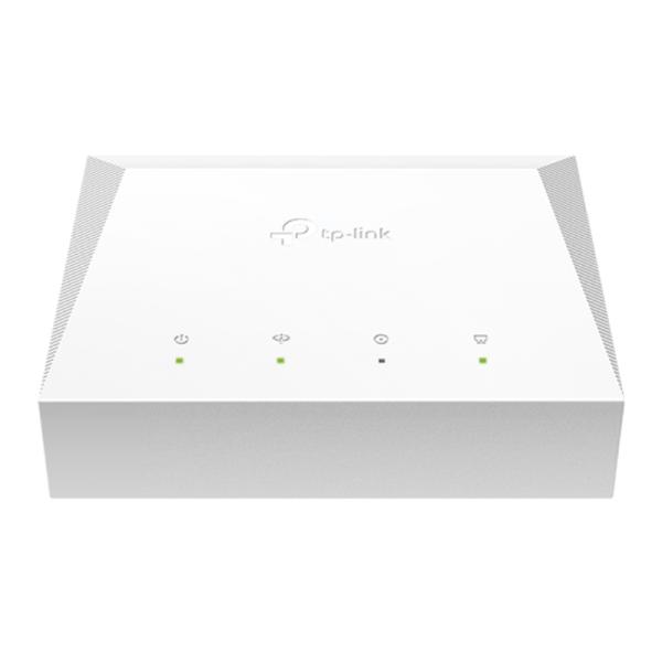 CONVERTIDOR DE FIBRA OPTICA A ETHERNET TP LINK XZ000 G7(UN) 1 PUERTO PON 1 PUERTO RJ45 GIGABIT ADMINISTRABLE BLANCO