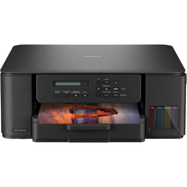 IMPRESORA BROTHER DCPT530DW TANQUE DE TINTA 3 EN 1 WI-FI / AIRPRINT / MOPRIA / WIRELESS DIRECT / USB 2.0-DUPLEX AUTOMÁTICO NEGRO