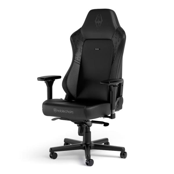 SILLA GAMING ERGONÓMICA NOBLECHAIRS HERO SKYRIM CUERO SINTÉTICO NBL-HRO-PU-SKY NEGRO