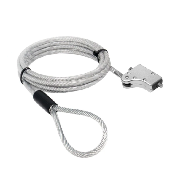 CANDADO PARA LAPTOP UNNO TEKNO KL6012SV 1.8 METROS ACERO GALVANIZADO PLATEADO