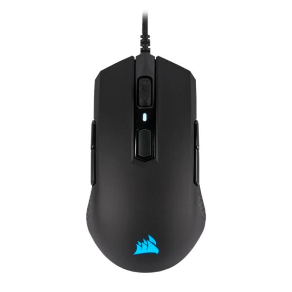 MOUSE RGB CORSAIR M55 PRO AMBIDIESTRO  ALÁMBRICO USB 12400 DPI CH-9308011-NA NEGRO