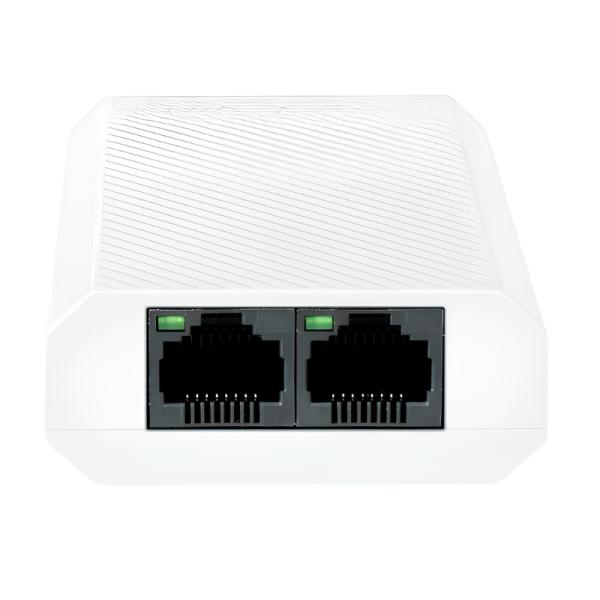 SWITCH HIKVISION DS-3E0503DP-E/R 1 PUERTO GIGABIT POE DE ENTRADA 2 PUERTOS GIGABIT POE DE SALIDA 10/100/1000 MBPS POE 30 W SIN VENTILADOR 301803181 BLANCO