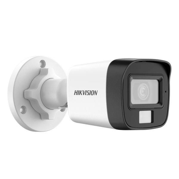 CAMARA MINI BULLET HIKVISION DS-2CE16D0T-LPFS(2.8mm) 2 MP SMART HYBRID LIGHT IR HASTA 25 M Y LUZ BLANCA HASTA 20 M IP67 300513675 BLANCO