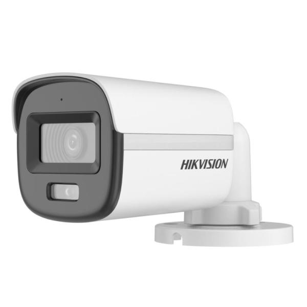 CAMARA MINI BULLET ANALOGICA HIKVISION DS-2CE10DF0T-LFS(2.8MM)(O-STD) 1080P FHD TVI/AHD/CVI/CVBS IR COLORVU IP67 327800630 BLANCO