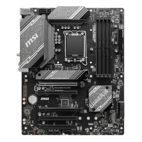 TARJETA MADRE MSI B760 GAMING PLUS WIFI LGA1700 ATX DDR4 911-7D98-043