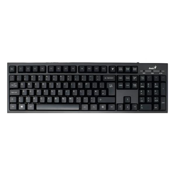 TECLADO GENIUS KB-7100X MEMBRANA ALÁMBRICO USB ESPAÑOL 31320001401 NEGRO