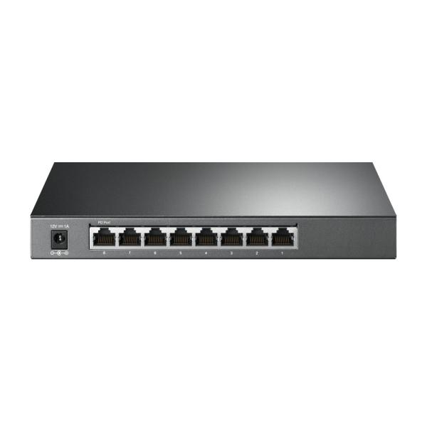 SWITCH TP LINK TL-SG2008 8 PUERTOS GIGABIT 10/100/1000 MBPS JETSTREAM SMART MANAGED ADMINISTRABLE GRIS