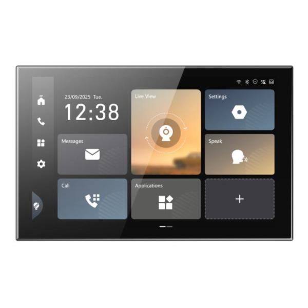 MONITOR INTERIOR DE VIDEOPORTERO IP HIKVISION DS-KH9570-WTE1(O-STD)/S (E) TECLADO TACTIL ETHERNET / WI-FI 6 / BLUETOOTH / RS-485 305306158 NEGRO
