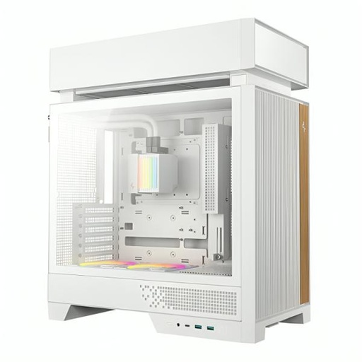 [CP3287] CASE RGB DEEPCOOL CL6600 WH MID TOWER VENTILADORES DE 2 DE 120MM CON MALLA FRONTAL Y ENFRIAMIENTO LIQUIDO PREINSTALADO R-CL6600-WHNNA0-G BLANCO