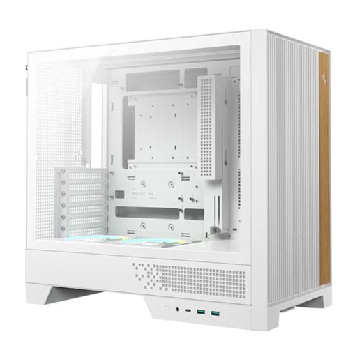 [CP3291] CASE DEEPCOOL CL600 WH MID TOWER VENTILADORES 2 DE 120MM CON PANEL LATERAL R-CL600-WHNNA2-G-1 BLANCO
