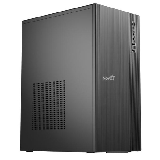 [CP5091] CASE NOVA MZ-550B SIN VENTILACIÓN INCLUIDA CON FUENTE DE PODER 600W E010-168 NEGRO