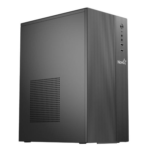 [CP5092] CASE NOVA MZ-588B SIN VENTILACIÓN INCLUIDA CON FUENTE DE PODER 200W E010-169 NEGRO