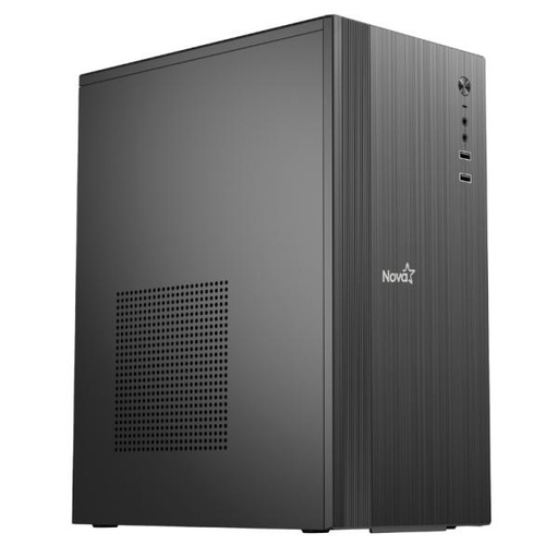[CP5093] CASE NOVA MZ-585B SIN VENTILACIÓN INCLUIDA CON FUENTE DE PODER 600W E010-170 NEGRO