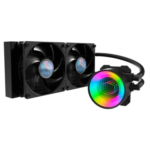 [1208294] ENFRIAMIENTO LIQUIDO RGB COOLER MASTER MASTERLIQUID  ML240 MIRROR ARGB AIO 240MM MLX-D24M-A18PK-R1 NEGRO