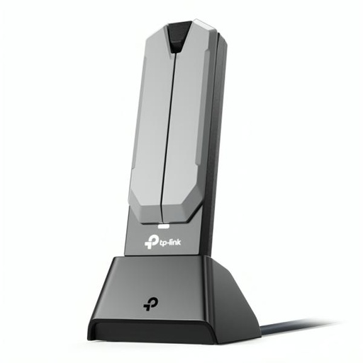 [AC1092] ADAPTADOR WI-FI TP LINK ARCHER TBE400UH USB 3.0 TRIBANDA BE6500 2882 MBPS / 6 GHZ GRIS