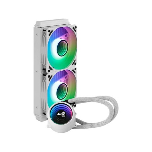 [1208457] ENFRIAMIENTO LIQUIDO RGB AEROCOOL MIRAGE L240 WHITE AIO 240MM ACLA-MR24127.73 BLANCO