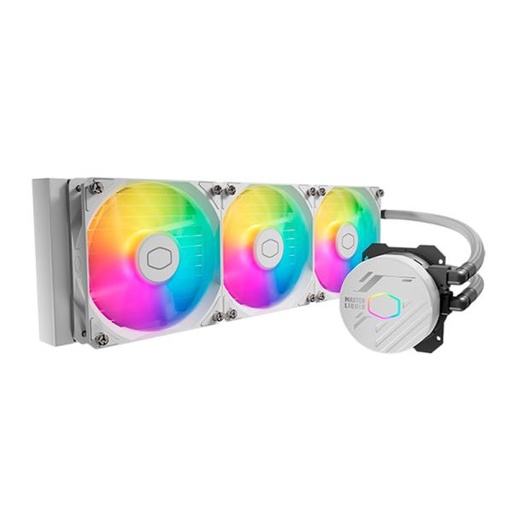 [1208478] ENFRIAMIENTO LIQUIDO RGB COOLER MASTER MASTERLIQUID 360L CORE ARGB WHITE AIO 360MM MLW-D36M-A18PZ-RW BLANCO