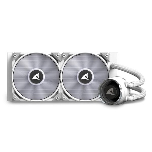 [1208576] ENFRIAMIENTO LIQUIDO SHARKOON S80 RGB AIO 240MM 4044951038602 BLANCO