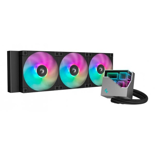 [CP4022] ENFRIAMIENTO LIQUIDO RGB DEEPCOOL LT360 AIO 360MM R-LT360-BKAMNC-G-1 NEGRO