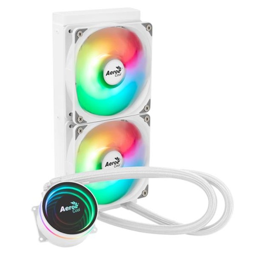 [CP4034] ENFRIAMIENTO LIQUIDO RGB AEROCOOL OASIS  L240 WH AIO 240MM ACLA-OA24117.21 BLANCO