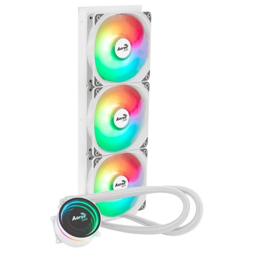 [CP4036] ENFRIAMIENTO LIQUIDO RGB AEROCOOL OASIS L360 WH AIO 360MM 360MM ACLA-OA36117.21 BLANCO