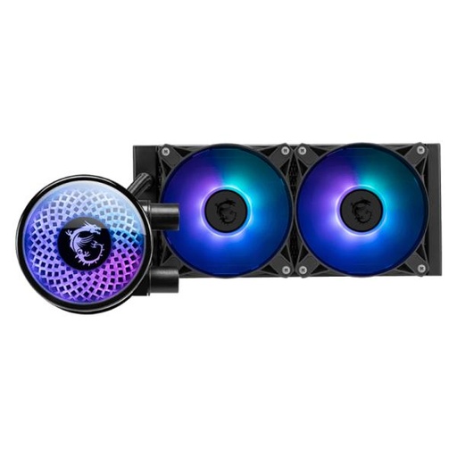 [CP4052] ENFRIAMIENTO LIQUIDO RGB MSI MAG CORELIQUID A12 240 AIO 240MM 306-7ZWBM11-813 NEGRO