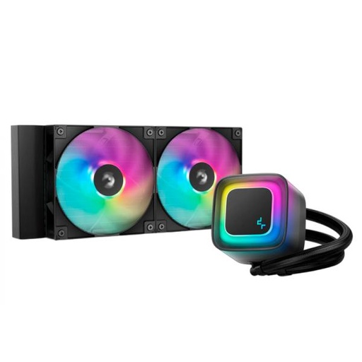 [CP4068] ENFRIAMIENTO LIQUIDO RGB DEEPCOOL LE240 V2 AIO 240MM R-LE240-BKAMMC-G-2 NEGRO