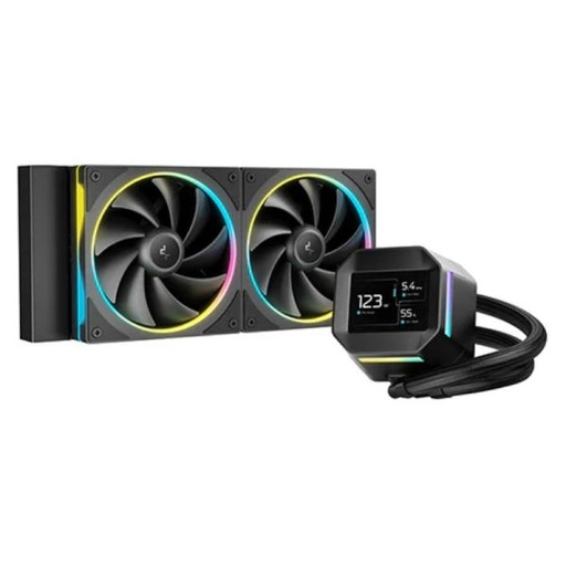 [CP4088] ENFRIAMIENTO LIQUIDO RGB DEEPCOOL LM240 AIO 240MM LGA1851/AM5 R-LM240-BKDMMC-1 NEGRO
