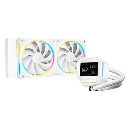 [CP4089] ENFRIAMIENTO LIQUIDO RGB DEEPCOOL LM240 WH 240MM R-LM240-WHDMMC-1 BLANCO