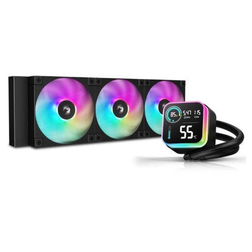 [CP4093] ENFRIAMIENTO LIQUIDO RGB DEEPCOOL LQ360 ULTRA 360MM R-LQ360-BKLSMWP-G-U NEGRO
