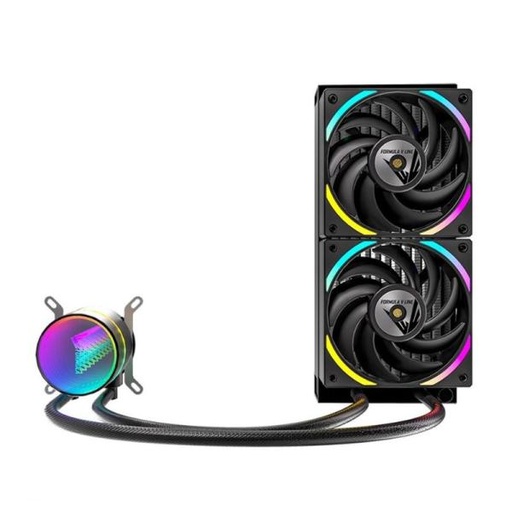 [CP4097] ENFRIAMIENTO LIQUIDO ARGB FORMULA V LINE OASIS L240 ARGB BK 240MM LGA1700/AM5 4 PIN PWM + 3 PIN ARGB  4711401661351 NEGRO