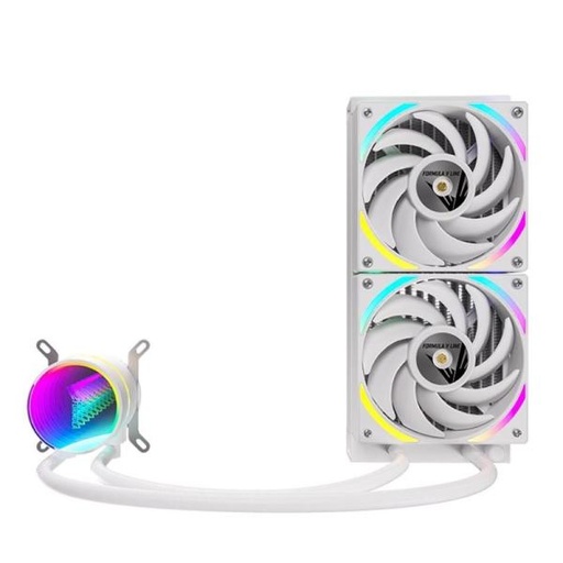 [CP4098] ENFRIAMIENTO LIQUIDO ARGB FORMULA V LINE OASIS L240 ARGB WH 240MM LGA1700/AM5  4 PIN PWM + 3 PIN ARGB 4711401661382 BLANCO