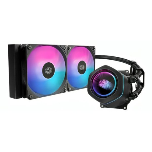[CP4105] ENFRIAMIENTO LIQUIDO COOLER MASTER MASTERLIQUID CORE NEX 240 ARGB 240MM LGA1851/AM5 MLX-D24M-A18PA-R1 NEGRO