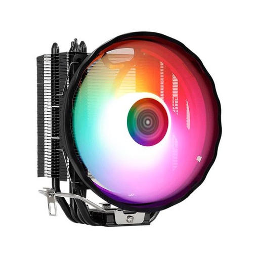 [1212204] ENFRIAMIENTO DE AIRE AEROCOOL RAVE 4 ARGB PWM 4P LGA1700/AM5 1X120MM PARA CPU ACTC-RV30417.02 NEGRO