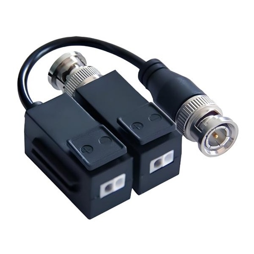 [AC1104] ADAPTADOR VIDEO BALUN TRANSMISOR DE SEÑAL HIKVISION DS-1H18-A(O-STD) (E) AUDIO UTP CAT5E/6 DS-1H18-A 307400789 NEGRO