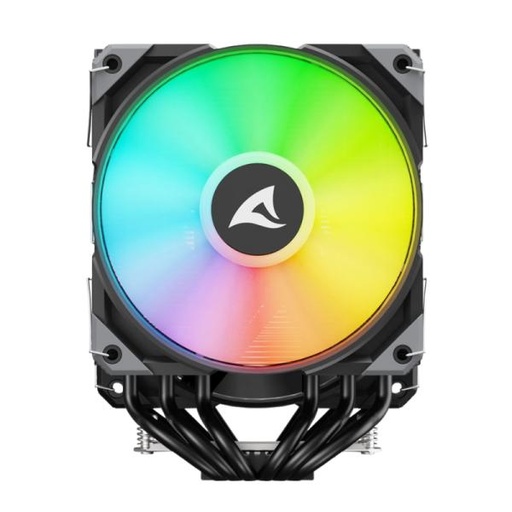 [CP2021] ENFRIAMIENTO DE AIRE RGB SHARKOON A60 AM5/LGA1851 2X120MM 4044951042050 NEGRO