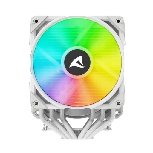 [CP2022] ENFRIAMIENTO DE AIRE RGB SHARKOON A60 AM5/LGA1851 2X120MM 4044951042067 BLANCO