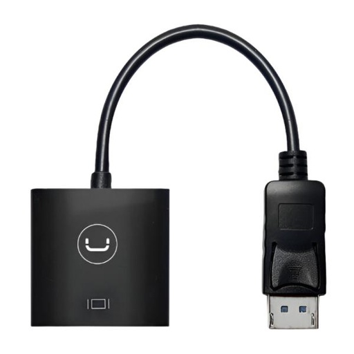 [AC3010] ADAPTADOR UNNO TEKNO AD3004BK DISPLAYPORT A HDMI NEGRO