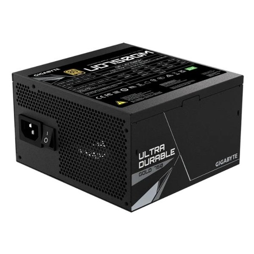 [21167] FUENTE DE PODER GIGABYTE UD750GM 750W 80 PLUS GOLD FULL MODULAR ATX NEGRO
