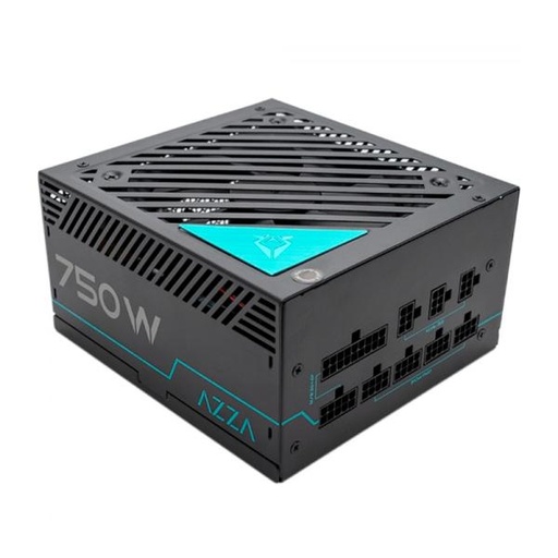 [21177] FUENTE DE PODER AZZA 750W GOLD PSU 80 PLUS MODULAR ATX PSAZ-750G NEGRO