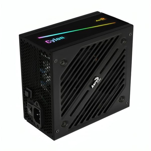 [21215] FUENTE DE PODER AEROCOOL CYLON 700W FULL RANGE 80 PLUS BRONZE NO MODULAR ATX ACPB-CL70FUC.11 NEGRO