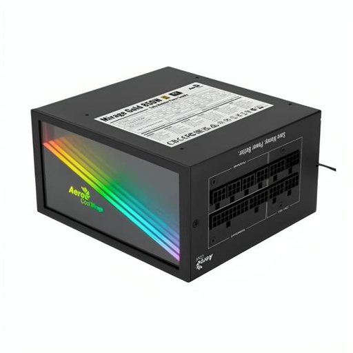[21216] FUENTE DE PODER AEROCOOL MIRAGE GOLD 850W 80 PLUS GOLD FULL MODULAR ATX ACPG-MF85FUC.11 NEGRO