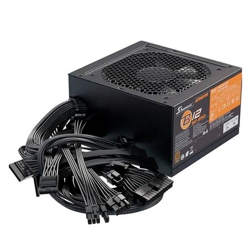 [21228] FUENTE DE PODER SEASONIC G12 GC 850 850W 80 PLUS GOLD NO MODULAR ATX A851GCFH NEGRO