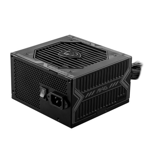 [21266] FUENTE DE PODER MSI MAG A650BN 650W 80 PLUS BRONZE NO MODULAR ATX 306-7ZP2B23-CE0 NEGRO