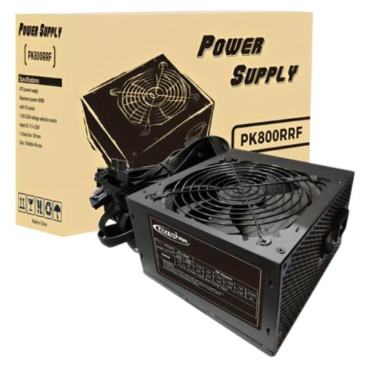 [CP5025] FUENTE DE PODER FIVESTAR PK800RRF001C 800W ATX POWER PS2 ABANICO 12CM CABLE 1.2M