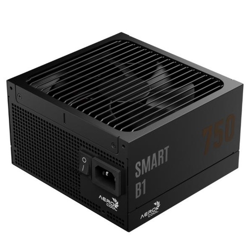 [CP5064] FUENTE DE PODER AEROCOOL SMART B1 750W 80 PLUS BRONZE NO MODULAR ATX ACPB-SR75FUC.71 NEGRO