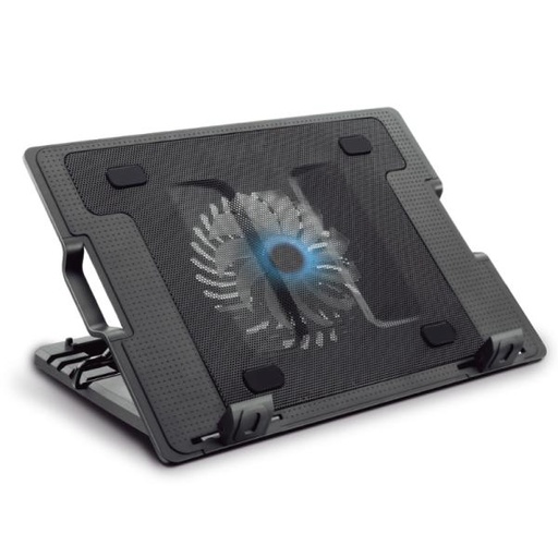 [AC2005] BASE ENFRIADORA PARA LAPTOP NOVA FHC78800002C COMPATIBILIDAD 15.6 PULG / 2 PUERTOS USB CON VENTILADOR DE 125MM NEGRO
