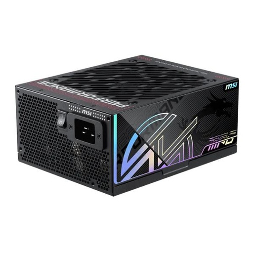 [CP5104] FUENTE DE PODER MSI MPG AI1600TS PCIE5 1600W 80 PLUS TITANIUM MODULAR ATX 306-7ZPUA12-CE0 NEGRO