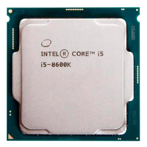 [10003] PROCESADOR INTEL CORE I5-8600K 8VA GEN 3.6 GHZ LGA 1151 BX80684I58600K