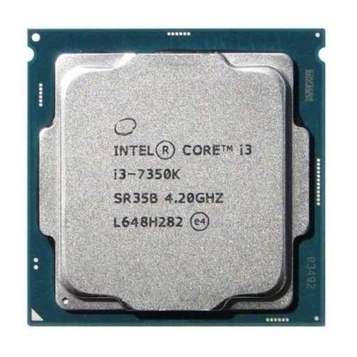 [10013] PROCESADOR INTEL CORE I3-7350K 7MA GEN 4.2 GHZ 2N LGA 1151 BX80677I37350K